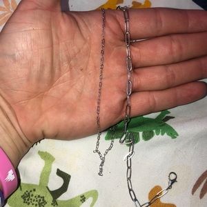 Silver Chain Choker Bundle